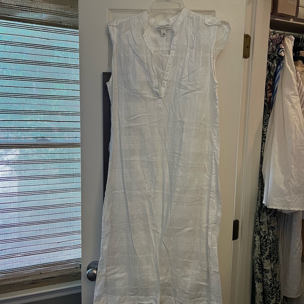 Banana Republic Ivory Textured Dress